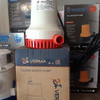 پمپ کف کش آب 12 ولت ورما 5/5 متری کفکش 4200 لیتری