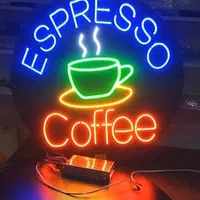 تابلو ال ای دی لگو فنجان قهوه و...