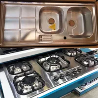 گاز صفحه شیشه/استیل استاندارد|اجاق گاز و لوازم برقی پختوپز|بابل, |دیوار