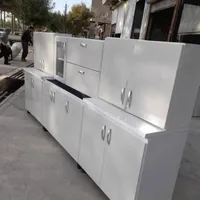 کابینت ۳متر بالا و ۳متر زمینی جمعا شش متر|مصالح و تجهیزات ساختمان|نسیم‌شهر, |دیوار