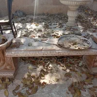 مجموعه نیمکت، باربیکیو و آبنمای بتنی باغ|مصالح و تجهیزات ساختمان|شهریار, شهریار|دیوار