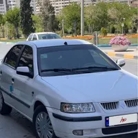 سمند LX 98 سفید|خودرو سواری و وانت|شهرکرد, |دیوار