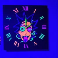 ساعت دیواری بلک لایت Blacklight|ساعت دیواری و تزئینی|تهران, مرزداران|دیوار