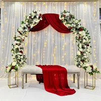 گل آرایی و تزئین بکگراند عروس و داماد|گل و گیاه طبیعی|تهران, بازار|دیوار