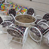 صندلی باغی فرفورژه رستگار|کافی‌شاپ و رستوران|شیراز, قالیشویی|دیوار