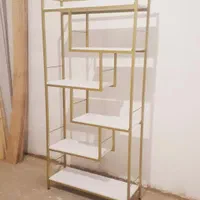 کتابخانه ویترین شلف استند فلزی و چوبی|کتابخانه، شلف، قفسه‌های دیواری|مشهد, نوید|دیوار