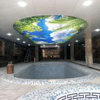 سقف کشسان فیبر نوری لابل تایل معرق کناف سقف استخر|مصالح و تجهیزات ساختمان|شیراز, ترمینال باربری|دیوار