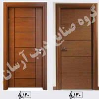 تولید انواع درب با روکش چوب و ملامینه