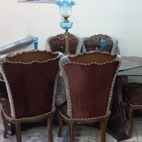 میز و صندلی غذاخوری چوب بامنبت ،درحد نو مناسب شرکت|میز و صندلی غذاخوری|اصفهان, همدانیان|دیوار