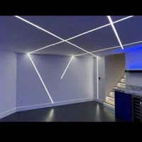 نصب انواع لاینر/لاین نوری/نور خطی/چراغ خطی کد ۱۳|ریسه و چراغ تزئینی|ری, صالحآباد شرقی|دیوار