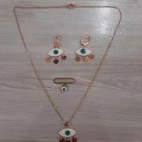 نیم ست چشم نظر سکه ای