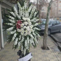 انواع تاج گل ترحیم وتبریک مستقیم ازبازارگل خیام|خدمات پذیرایی، مراسم|مشهد, امیر المومنین|دیوار