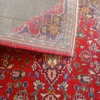 پا دری دست باف خوش نقشه بسیار قدیمی پا خورده|پادری|همدان, |دیوار