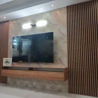 شلف دیواری پایه مخفی براکت پایه تلویزیون برند آسیا