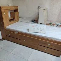 تخت یک نفره .سرویس خواب .تخت یک نیم نفره فلور|تخت و سرویس خواب|مشهد, گلبرگ شمالی|دیوار