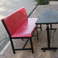 نیمکت انتظار چرمی ( پشتی دار)|صندلی و نیمکت|مشهد, بهمن|دیوار