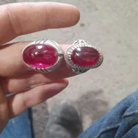 انگشتر نقره اصلی با نگین یاقوت قیمت جفت ۴میلیون|جواهرات|شاهین‌شهر, شهرک گلدیس|دیوار