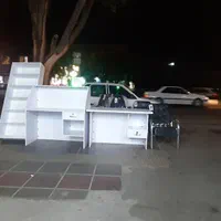 قفسه ۶طبقه و کانتر استند صنایع چوب و فلز حنفی|کتابخانه، شلف، قفسه‌های دیواری|قم, نیروگاه|دیوار