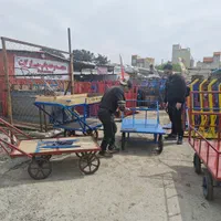 گاری چهار چرخ ثابت بار بر پاپ دستی چرخ ثابت|ابزارآلات|ری, سیزده آبان|دیوار