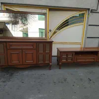 اینه کنسول رنگی|بوفه، ویترین، کنسول|شهریار, |دیوار