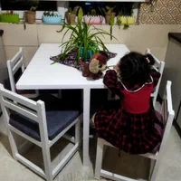 میز نهارخوری مربع ۶ ۴ نفره نهار خوری کافیشاپ غذا|میز و صندلی غذاخوری|تهران, شهرک ولیعصر شمالی|دیوار