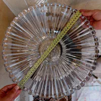 میوه خوری بزرگ پایه دار بلور اصل ژاپن|ظروف سرو و پذیرایی|اصفهان, عطار نیشابوری|دیوار