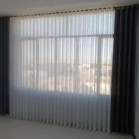 پرده برای پنجره سه متری|پرده، رانر، رومیزی|مشهد, هنرستان|دیوار