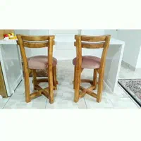 صندلی تکیه گاه دوتایی اپنی چوبی جزیره