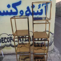 استند قفسه فلزی ویترین کنار سالنی مکعبی|صنایع دستی و سایر لوازم تزئینی|آفتاب, |دیوار