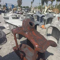 تندیس سبز آبنما گلدن کبابپزدو دودکش طرح باربیکیو|مصالح و تجهیزات ساختمان|تهران, جوانمردان (اندیشه)|دیوار