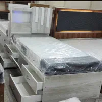 تخت خواب تکنفره و دونفره کلاسیک باکشو/فروشگاه آرام|تخت و سرویس خواب|کرج, منظریه|دیوار