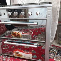 اجاق گازپنج شعله طرح فر کاملا سالم|اجاق گاز و لوازم برقی پخت‌وپز|اصفهان, بابوکان|دیوار