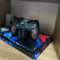 ps slim 1Tهمراه دودسته اصلی و پایه شارژ