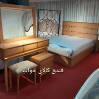 سرویس تختخواب افرا+تخت+میزارایش صندلی+ اینه+پاتختی