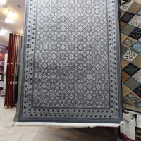 گلیم ۶متری چهارخونه سورمه ای ۴۰۰ شانه کاشان|گلیم، جاجیم، گبه|مشهد, امیر|دیوار