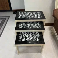 میز جلو مبلی و ۳ عدد عسلی|مبلمان خانگی و میز عسلی|تهران, خانی آباد نو جنوبی|دیوار