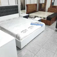 تخت چوبی هالوژن دار|تخت و سرویس خواب|الوند, |دیوار
