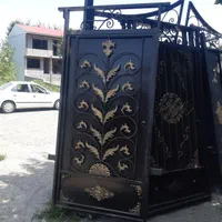 دروازه های اهنی ویلایی و حیاط درب ورودی ماشین رو|مصالح و تجهیزات ساختمان|لاهیجان, آهندان|دیوار