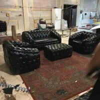 مبل چستر تمام لمسه کافه رستوران اداری خانگی مشکی|کافی‌شاپ و رستوران|تهران, دولتخواه جنوبی|دیوار