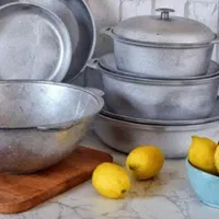 ساج چدن روس قازن ساچ صندلی تاشو پاتیل دیگ روسی|ظروف پخت‌وپز|مشهد, خین عرب|دیوار