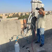 اجرای لوله مسی خدمات کولر گازی و داکت اسپلیت|کولر گازی و فن‌کوئل|تهران, نظام‌آباد|دیوار