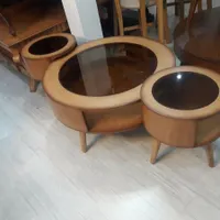 جلو مبل و عسلی ۲طبقه گرد قطر ۹۰|مبلمان خانگی و میز عسلی|تهران, دانشگاه علم و صنعت|دیوار