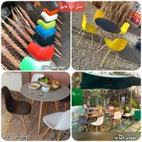 میز و صندلی پایه راش،کافه رستوران،فضای باز