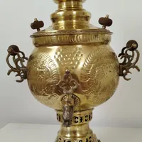 سماور زغالی برنجی نو
