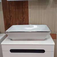 روشویی با کابین و سنگ و آینه جنس pvc ضدآب