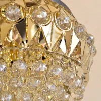 لوستر ملانی استیل کریستالی مدرن LED دار|لوستر و چراغ آویز|تبریز, |دیوار