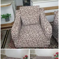 تست کاورها مبل آماده در منزل شما،پیراهن مبل رومبلی|مبلمان خانگی و میز عسلی|کرمان, |دیوار