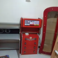 تخت نوجوان تشک بوفه میز تحریر دراور|تخت و صندلی بچه|تهران, شمشیری|دیوار