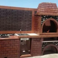 آجرکوره فر پیتزا آجر آتشدان باربیکیو شومینه s1500|مصالح و تجهیزات ساختمان|تهران, طرشت|دیوار