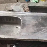سینک استیل ضخیم و شیر آلات کهنه